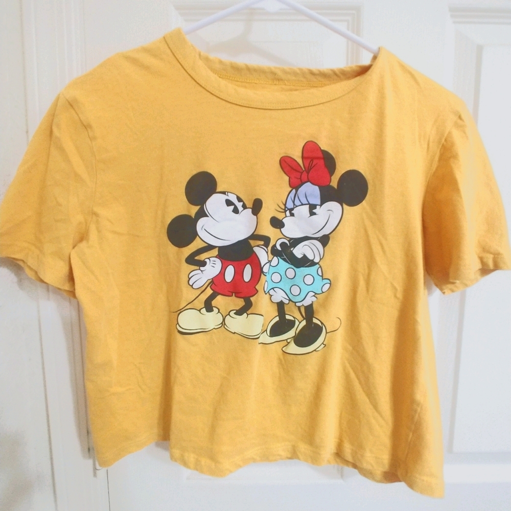 Classic Disney Mickey+Minnie Women's Crop Top